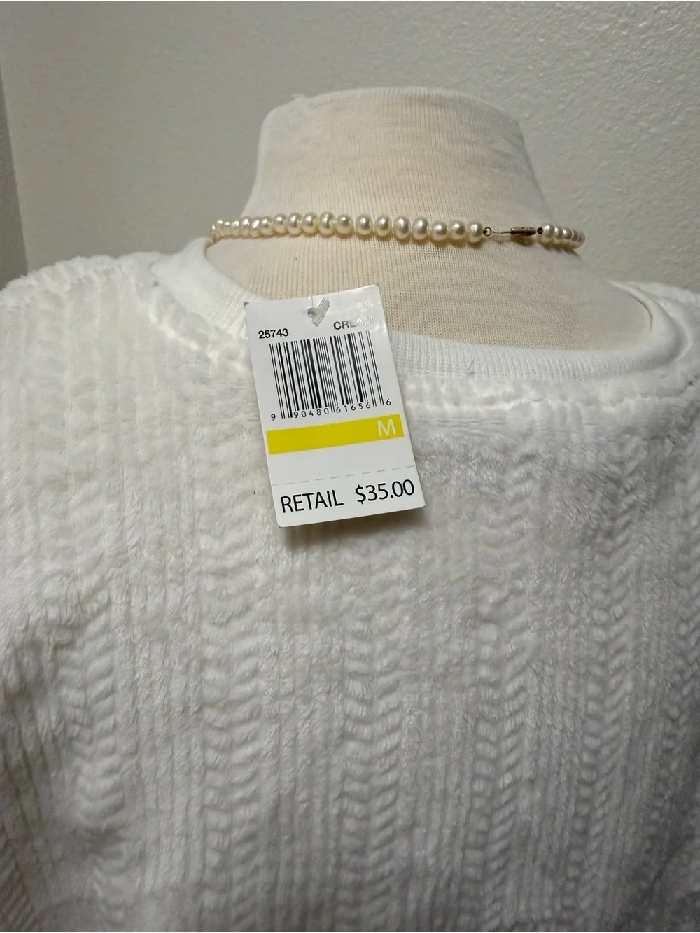 Cream 'Dreamer' Moon & Stars Pullover Sweater